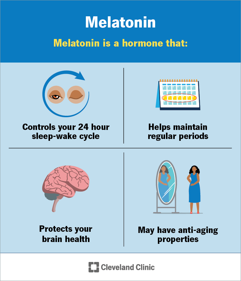 Natural melatonin has many health benefits throughout your body