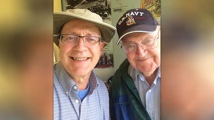 Doctors diagnosed Ed with the same type of prostate cancer his father had. 