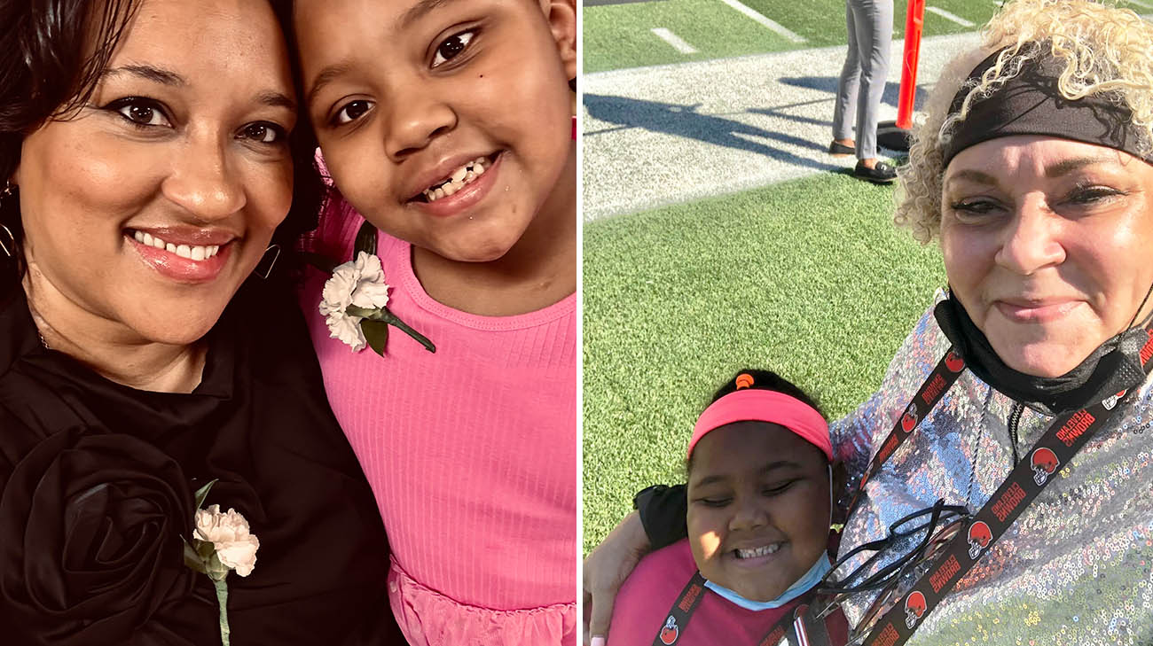 Mireya with her mom, Biance, and grandmother, Joyce.